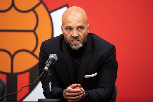 Arnar Bergmann Gunnlaugsson, head coach of Vikingur