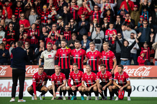The starting eleven of Vikingur
