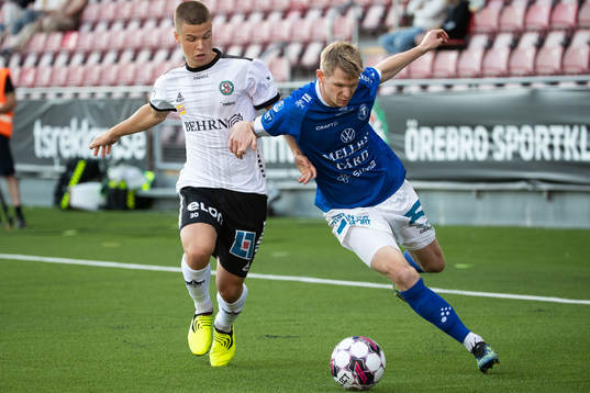 Örebros Samuel Dahl och Trelleborgs Fritiof Björken