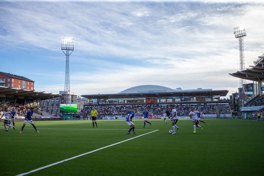 Interiör vy över Behrn Arena