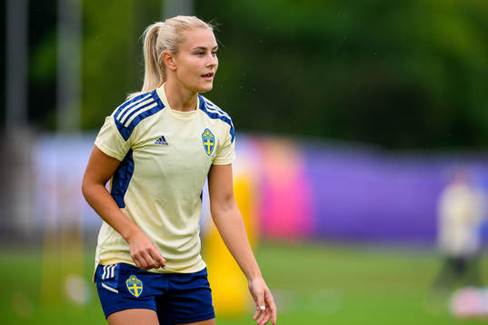 Amanda Nilden of the Swedish women's national football team