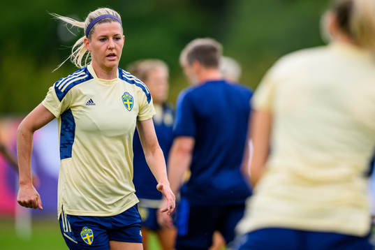 Olivia Schough of the Swedish women's national football