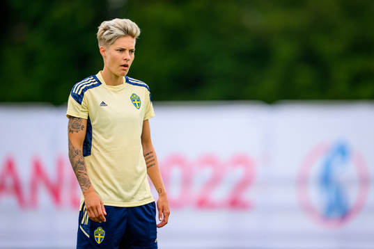 Lina Hurtig of the Swedish women's national football team