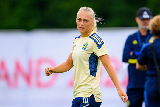 Hanna Bennison of the Swedish women's national football
