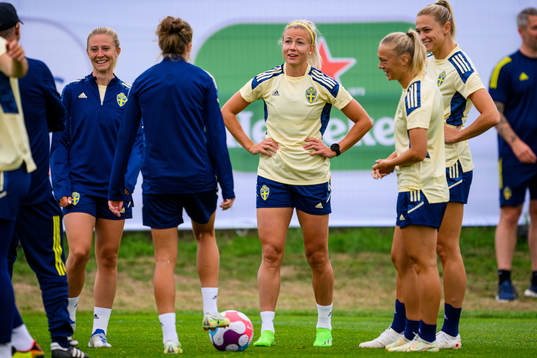 Hanna Glas of the Swedish women's national football team at