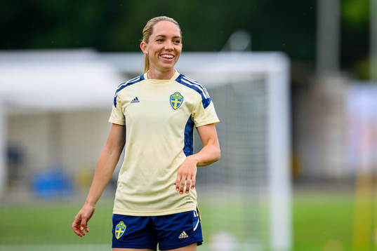 Elin Rubensson of the Swedish women's national football