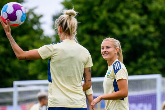 Amanda Nilden of the Swedish women's national football team