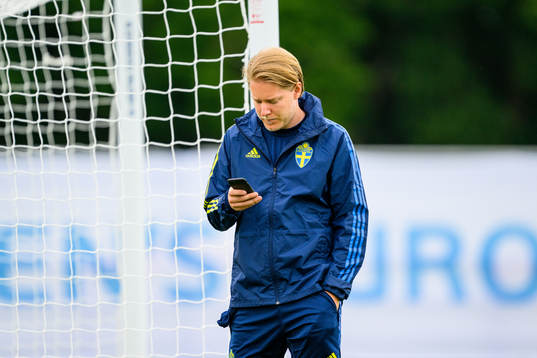 Fredrik Madestam, press officer of the Swedish women's