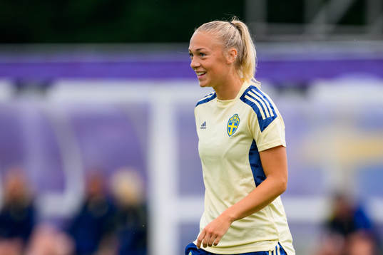 Hanna Bennison of the Swedish women's national football