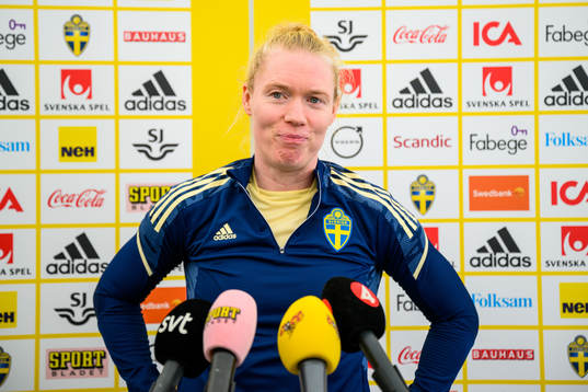 Goalkeeper Hedvig Lindahl of the Swedish women's national