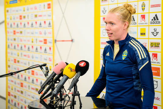 Goalkeeper Hedvig Lindahl of the Swedish women's national