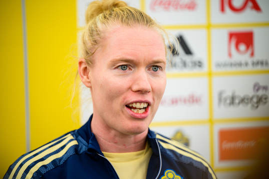 Goalkeeper Hedvig Lindahl of the Swedish women's national