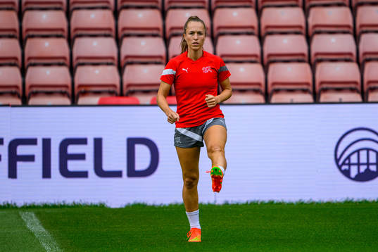 Lia Wälti of the Swiss women's national football team at a