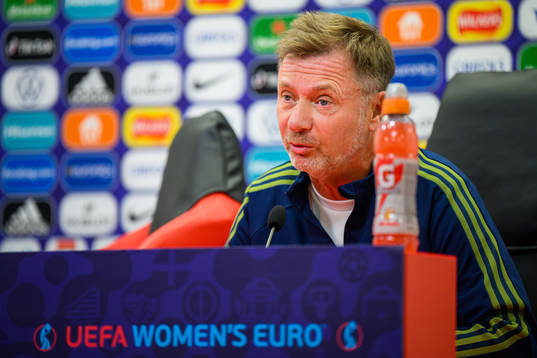 Head coach Peter Gerhardsson of the Swedish women's