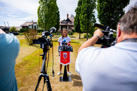 Caroline Graham Hansen of the Norwegian national football