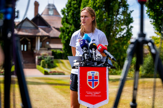 Caroline Graham Hansen of the Norwegian national football