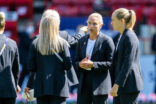 Jonna Andersson and Magdalena Eriksson of Sweden