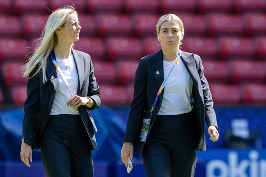 Amanda Ilestedt and Linda Sembrant of Sweden