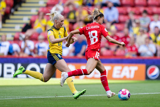 Stina Blackstenius of Sweden