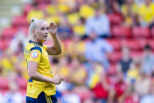 Stina Blackstenius of Sweden