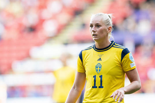 Stina Blackstenius of Sweden