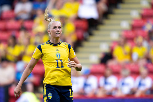 Stina Blackstenius of Sweden