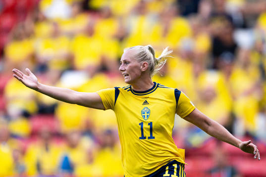 Stina Blackstenius of Sweden