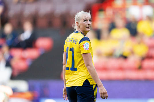 Stina Blackstenius of Sweden