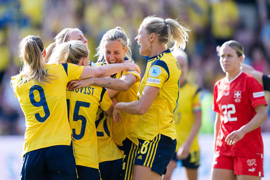 Kosovare Asllani, Rebecka Blomqvist , Amanda Ilestedt ,