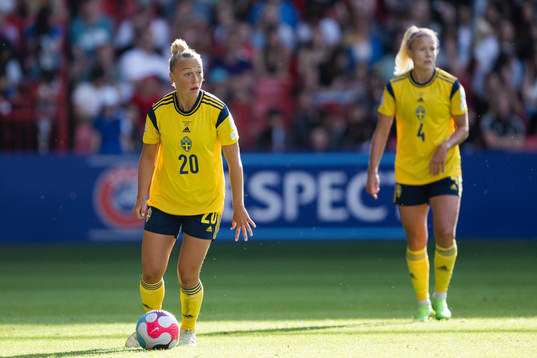 Hanna Bennison and Hanna Glas of Sweden