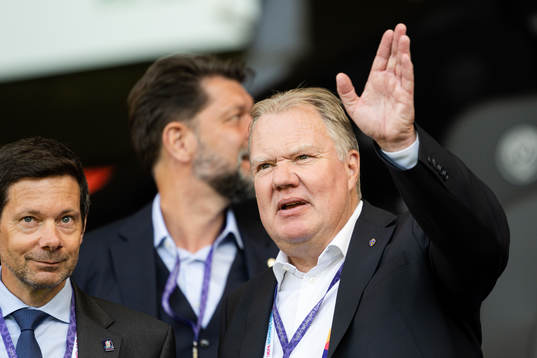 Karl-Erik Nilsson, president of the Swedish Football