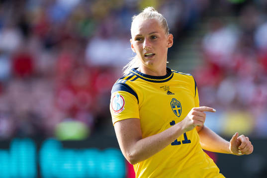 Stina Blackstenius of Sweden