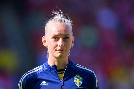Stina Blackstenius of Sweden