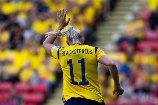 Stina Blackstenius of Sweden