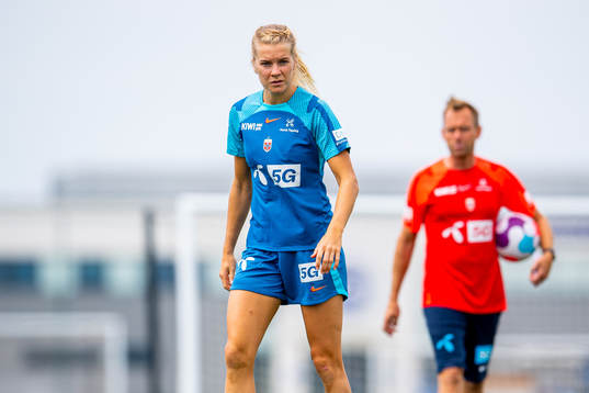 Ada Hegerberg of the Norwegian national football team at a