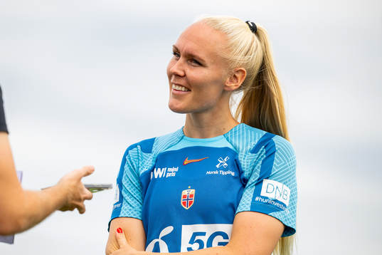Maria Thorisdottir of the Norwegian national football team