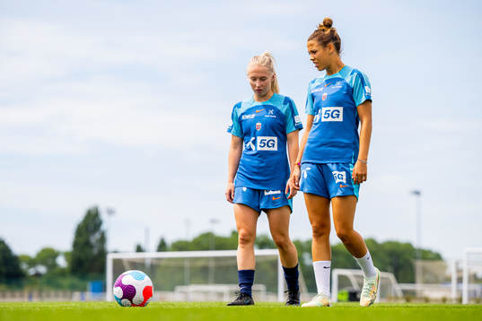 Thea Bjelde and Celin Bizet Ildhusøy of the Norwegian