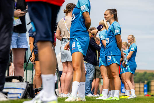 Vilde Bøe Risa of the Norwegian national football team at