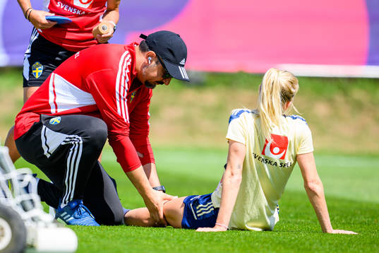 Sofia Jakobsson of the Swedish women's national football