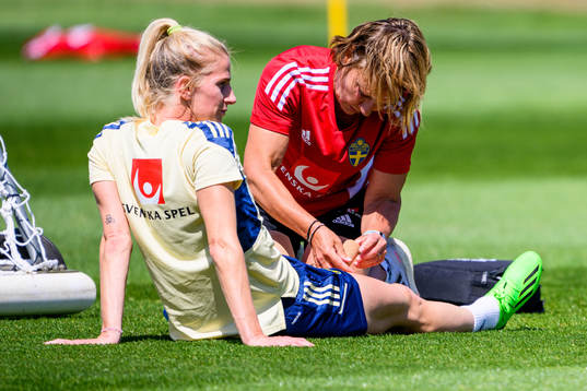 Sofia Jakobsson of the Swedish women's national football