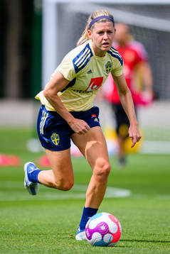 Olivia Schough of the Swedish women's national football