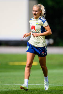 Amanda Nilden of the Swedish women's national football team