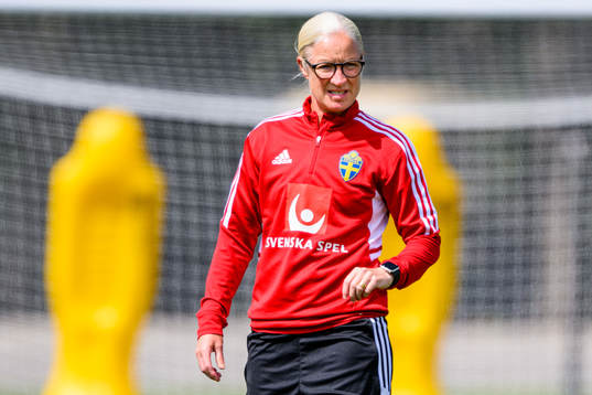Victoria Sandell, assistant coach of the Swedish women's