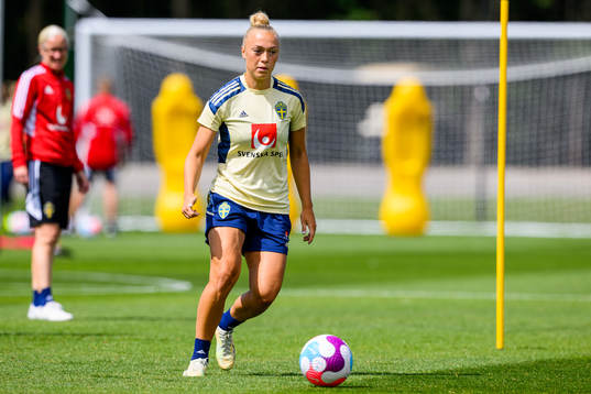 Hanna Bennison of the Swedish women's national football