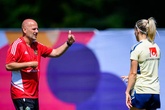 Magnus Wikman, assistant coach of the Swedish women's