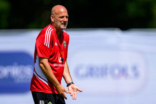 Magnus Wikman, assistant coach of the Swedish women's