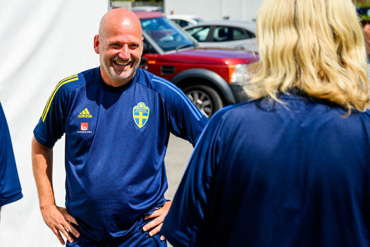 Magnus Wikman, assistant coach of the Swedish women's