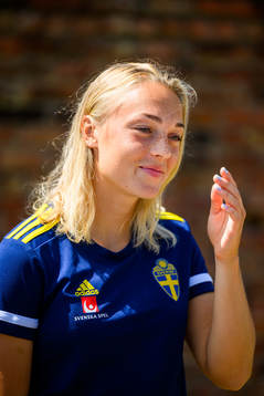 Hanna Bennison of the Swedish women's national football