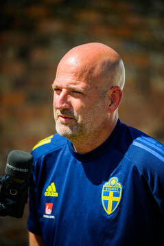 Magnus Wikman, assistant coach of the Swedish women's