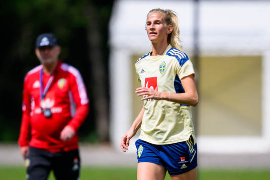 Sofia Jakobsson of the Swedish women's national football